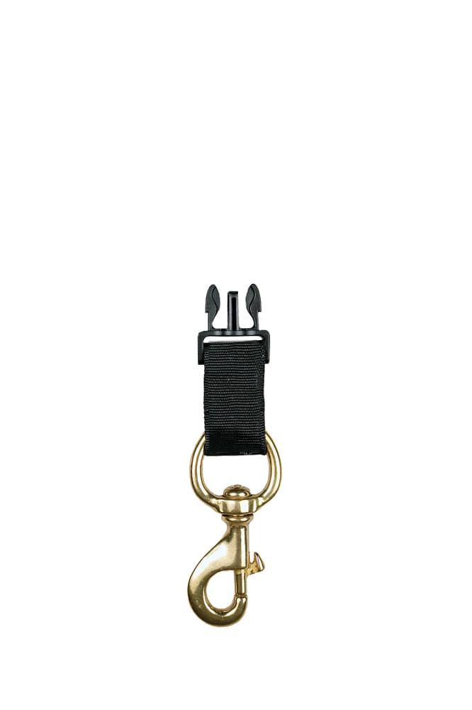 Gear Keeper AC0-0923 Quick Connect II Male Adapter with Stainless Steel Carabiner Clip 